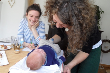 Mutter mit Baby